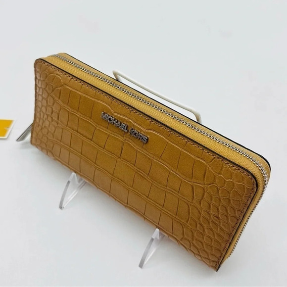 Michael Kors Large Continental Wallet Wristlet Leather - Picture 7 of 10